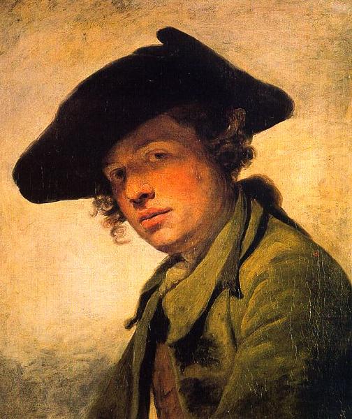 Jean Baptiste Greuze A Young Man in a Hat china oil painting image